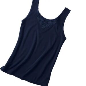New Lace Camisole in navy color 
Cuddl Duds‎